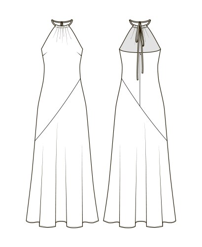 game of thrones halter dress Flirt Frill Trim Halter Maxi Dress Wine main image 0