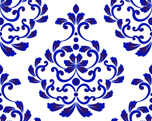 Porcelain pattern design Royalty Free Vector Image