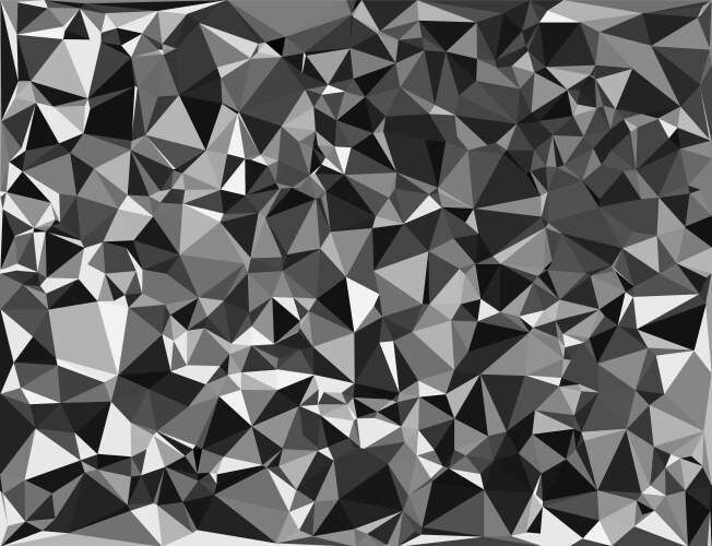 Tessellating random triangles pattern background vector image