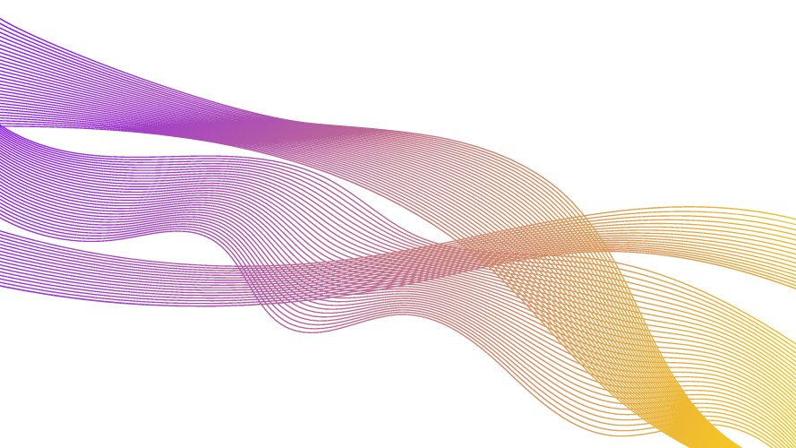 Abstract backdrop with colorful wave gradient vector image