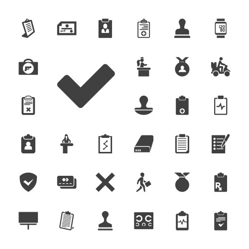 Check icons (36972732) – Free Vector | VectorStock