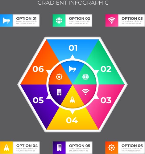 Kpi infographic concept Royalty Free Vector Image