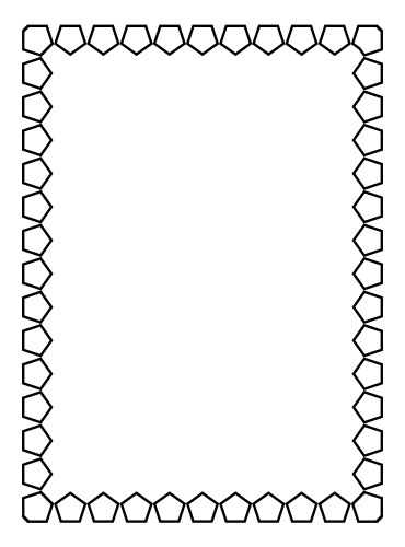 Black rectangular frame a4 format eps10 vector image