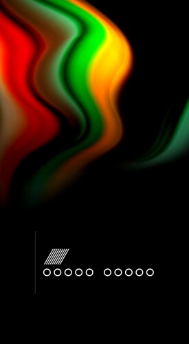 Blur color wave lines abstract background vector image