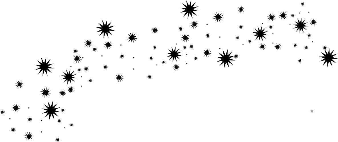 Black star vector image