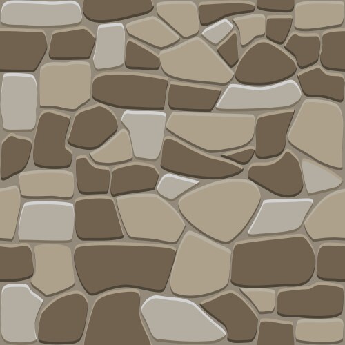 Seamless background texture old color stone wall Vector Image