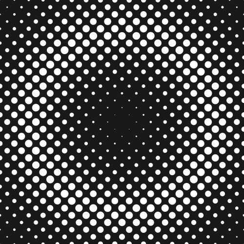 Retro abstract halftone dot background pattern vector image