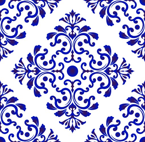 Royal tile pattern Royalty Free Vector Image - VectorStock