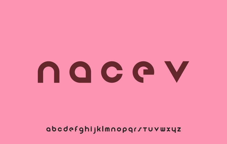 Round Alphabet Logo - A to Z Vector Image