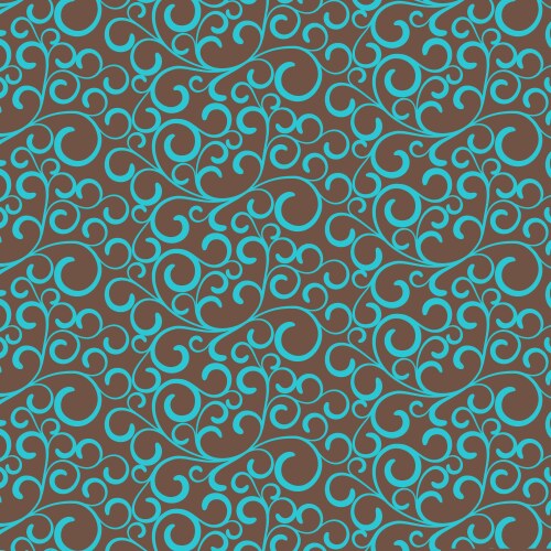 Repeating abstract background with curl vector image