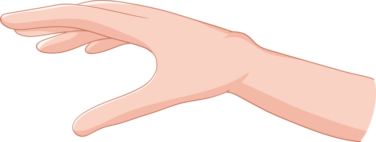 Human hand Royalty Free Vector Image - VectorStock