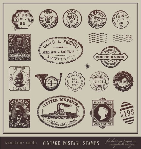 ANTIQUE STAMPS/POSTCARDS