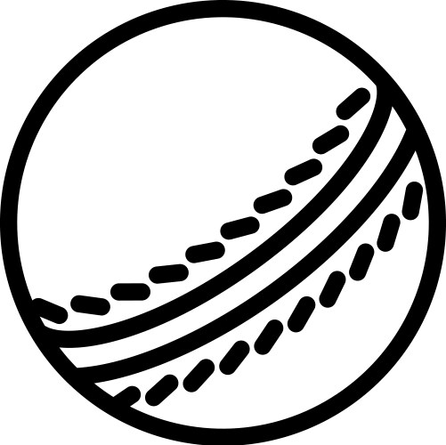 Rover croquet game line icon Royalty Free Vector Image