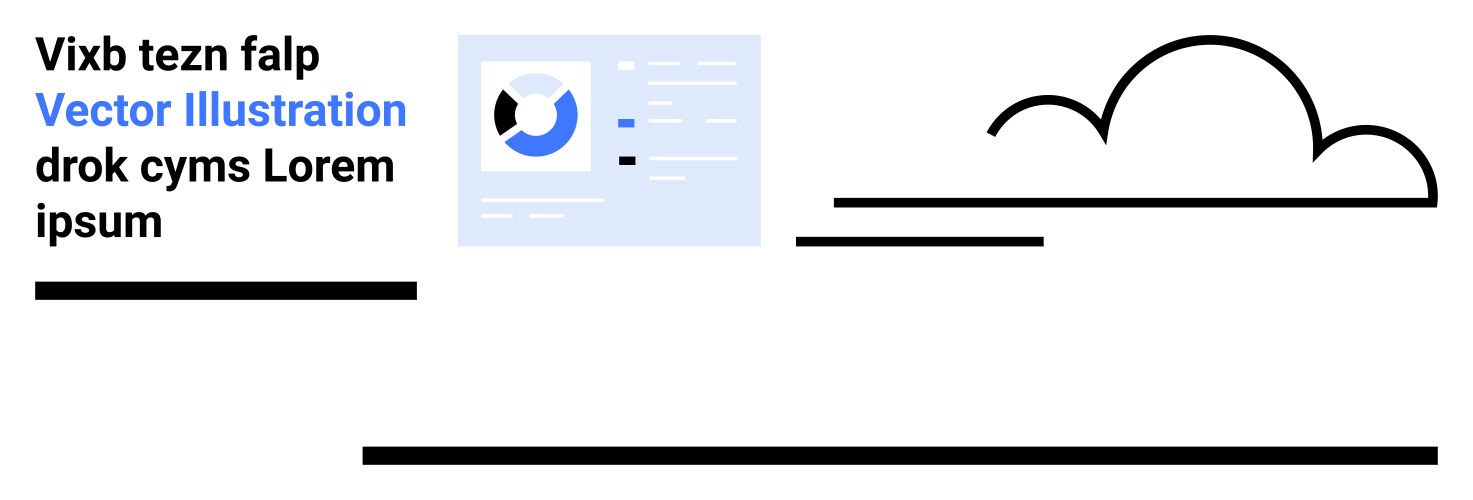 Abstract interface layout with data dashboard vector image