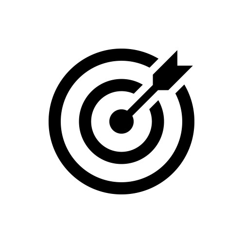 Target icon vector image