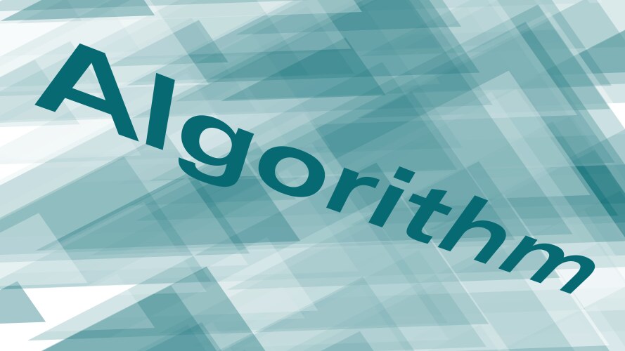 Machine learning new algorithm abstract vector image