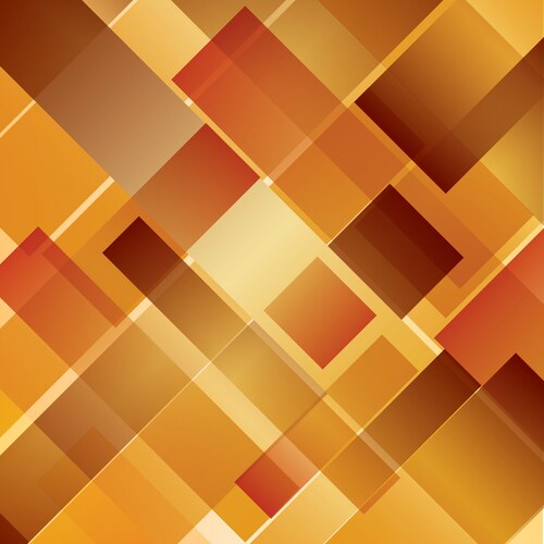 Blue and yellow abstract rectangles on white Vector Image