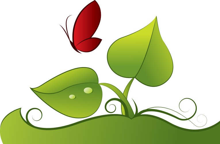 Butterfly border Royalty Free Vector Image - VectorStock