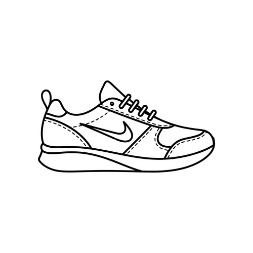 nike easy drawing
