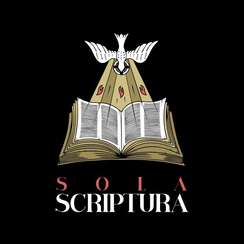 Five solas of the reformation scripture alone Vector Image