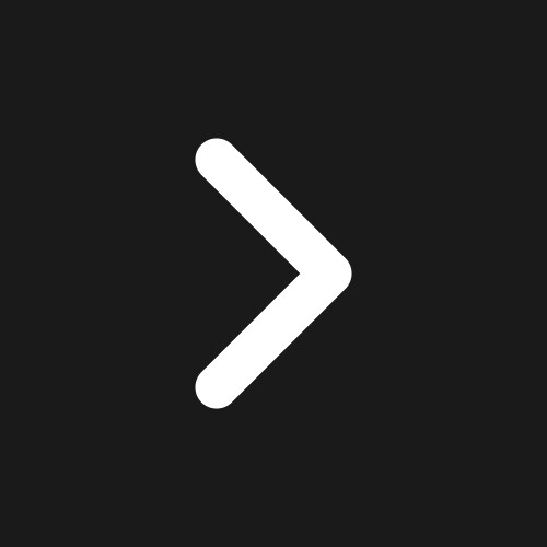 right arrow dark mode glyph ui icon vector image