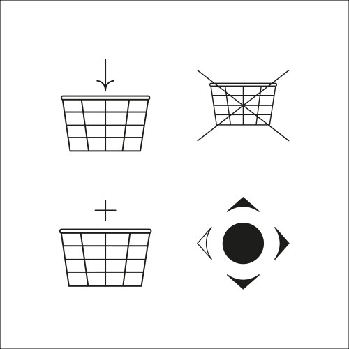 Web simple linear icon setsimple outline icons vector image