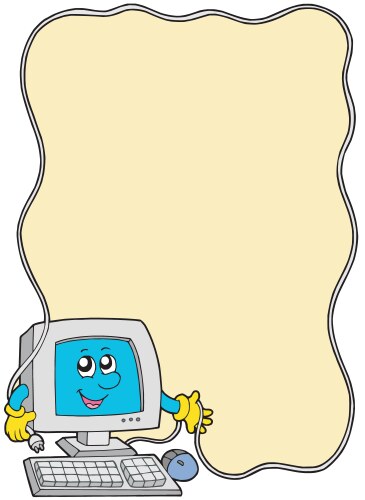 Computer frame Vector Images & Graphics for Commercial Use | VectorStock