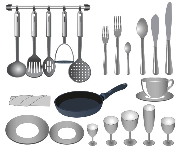 Kitchenware Royalty Free Vector Image - VectorStock