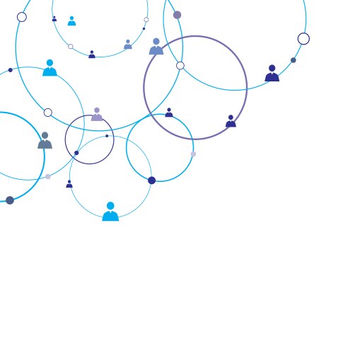 Networking making connections establishing Vector Image