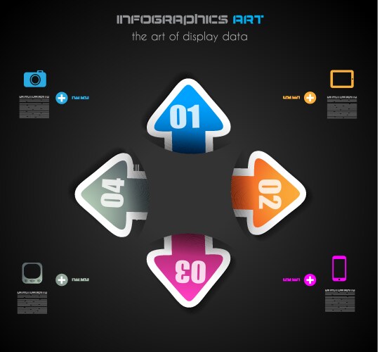 Customer Journey Marketing Process Infographic Vector Image