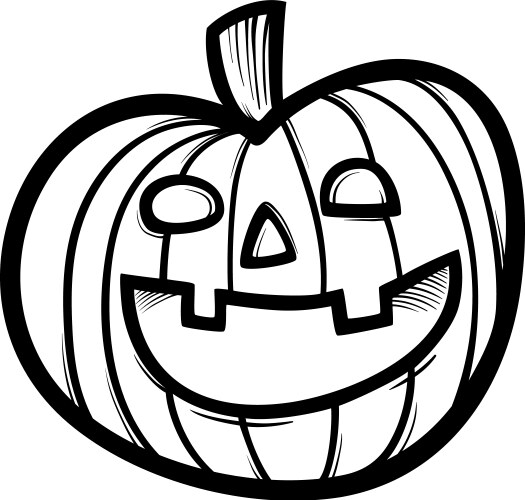 Natural pumpkin coloring book Royalty Free Vector Image
