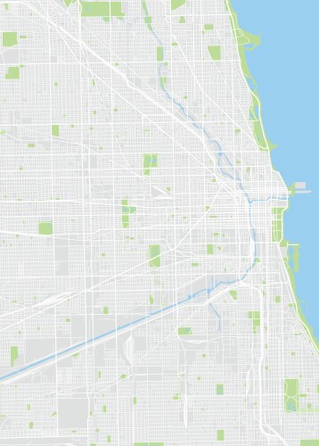 Chicago City Map Vector Images (over 260)
