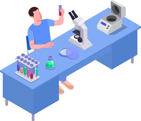 science laboratory icon vector image