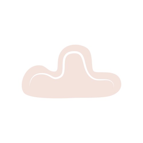 Cute cartoon sun with rays sky object Royalty Free Vector