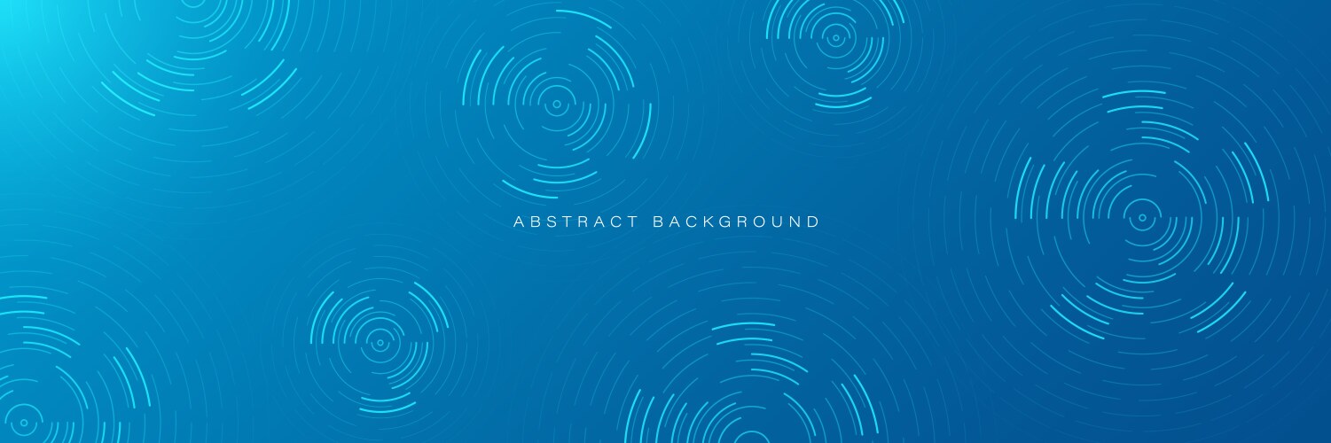 Blue Concentric Circles Background – Royalty-Free Vector | VectorStock