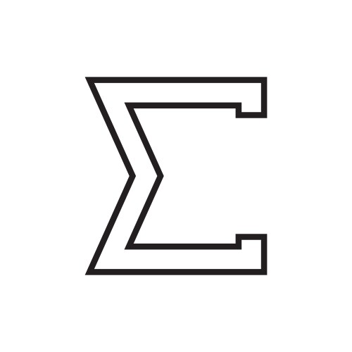 Sigma Letter Vector Images (over 530)