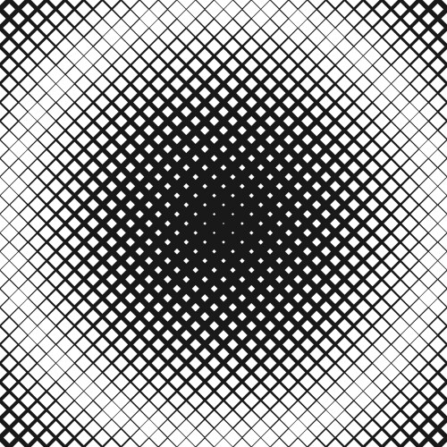 Halftone square pattern background design vector image