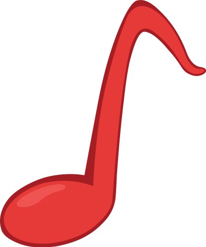 Red Musical Note Vector Images (over 7,400)