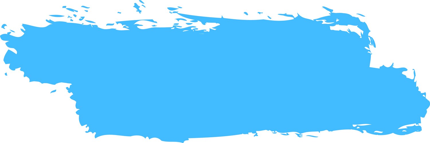 Blue paint brush stroke Royalty Free Vector Image