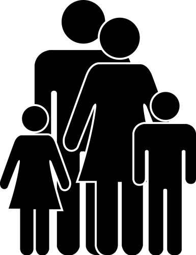 Family icon Royalty Free Vector Image - VectorStock