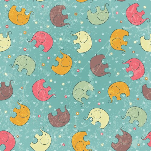 Aquatic animals seamless pattern Royalty Free Vector Image