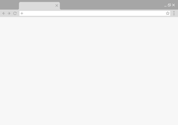 Browser new window website mockup empty web bar vector image