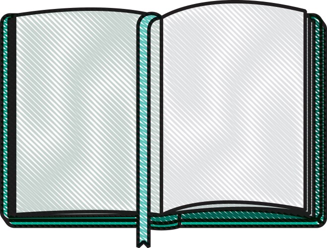 Diary Worksheet Open Vector Images 98