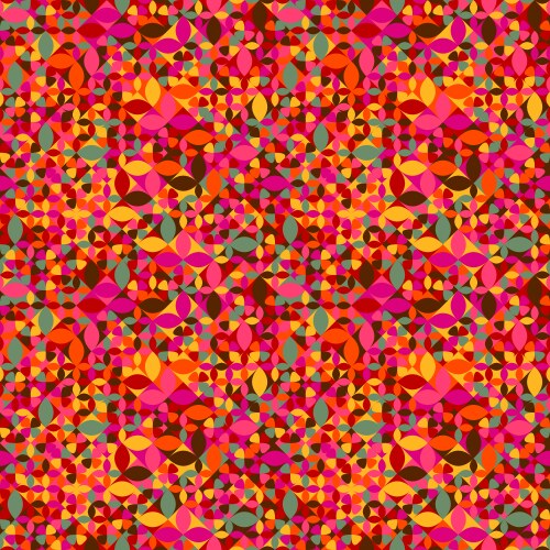 Seamless abstract random curved shape pattern vector image