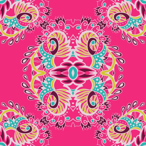 Abstract roses print Royalty Free Vector Image