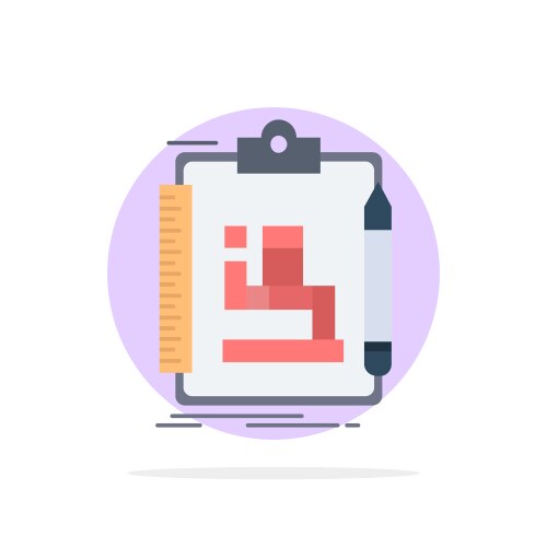 Algorithm process scheme work workflow flat color vector image