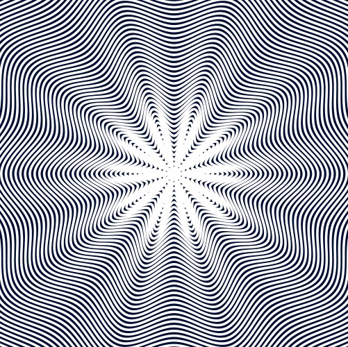 Abstract Moire Pattern Vector Image