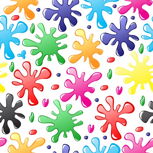 Seamless background with blots 1 Royalty Free Vector Image