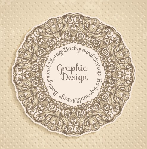 Vintage background Royalty Free Vector Image - VectorStock