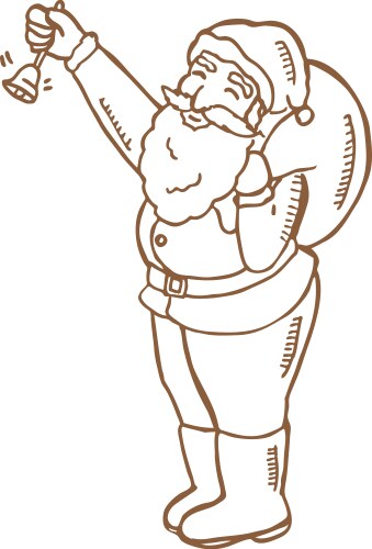 Santa Claus Cartoon Vector Image